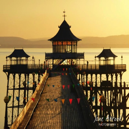 Clevedon Pier
Flags at sunset